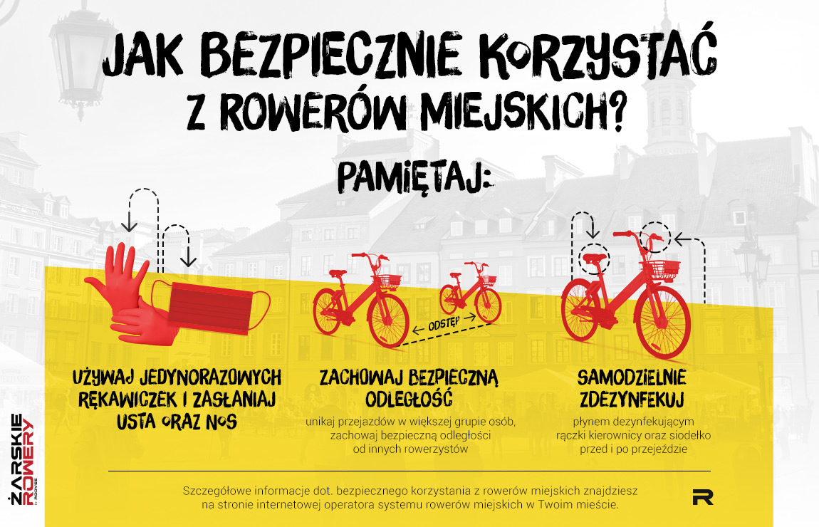 Jak bezpiecznie korzystać z rowerów miejskich?